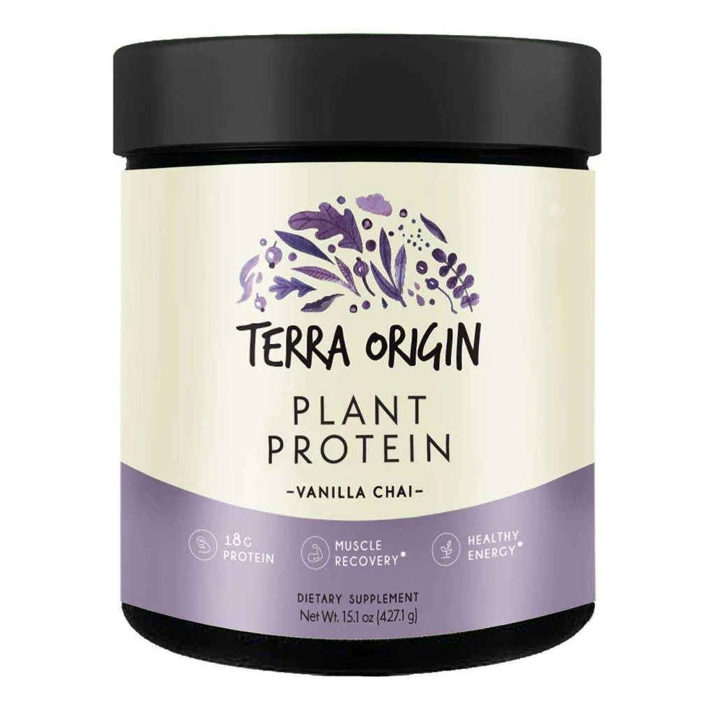 Terra Origin Plant Protein Vanilla Chai flavor