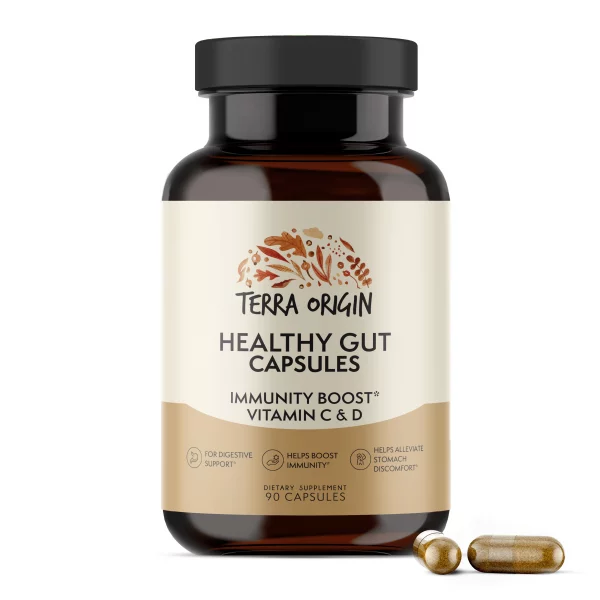 Terra Origin Healthy Gut Capsules with Vitamin D