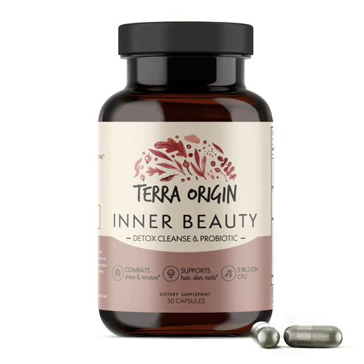 Terra Origin Inner Beauty Detox Cleanse & Probiotic Capsules