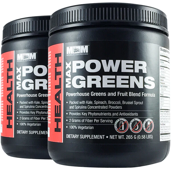 SERVINGS MAX MUSCLE POWER GREENS