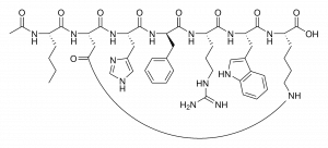 PT-141 (Bremelanotide) 10mg Peptide For Sale Structure