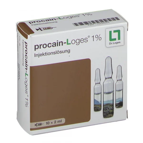 Procaine 1% 10 mg 10×2 ml amp (Novocain) prolotherapy, mesotherapy, DNA demethylation